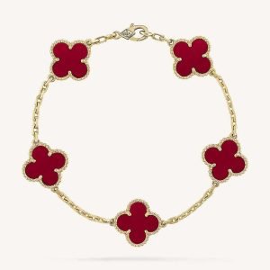 Red van cleef bracelet