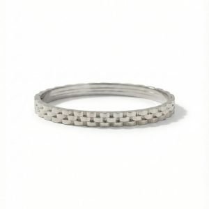 watch bracelet in silver