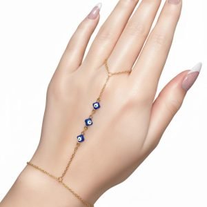 Blue eyes hand chain