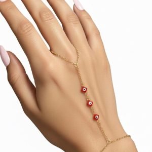 Red eyes hand chain