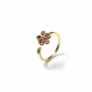Cherry flower ring