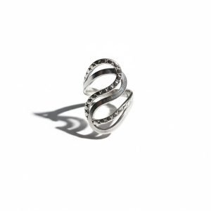 Silver wrap ring