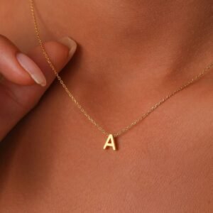Initials Letter Necklace