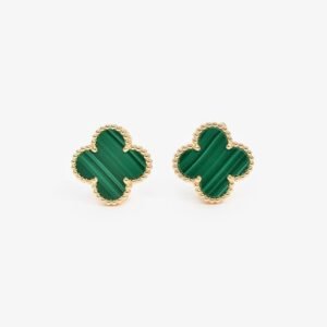 Van Cleef Earring In Dark Green