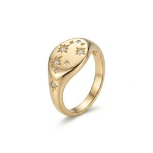 Spark Stella Pinky Ring In Gold